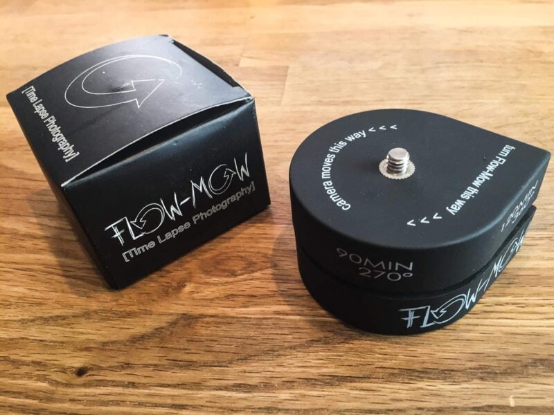 Flow-Mow rotating time-lapse head