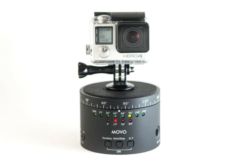 MOVO MTP-10 with a GoPro HERO4 Silver