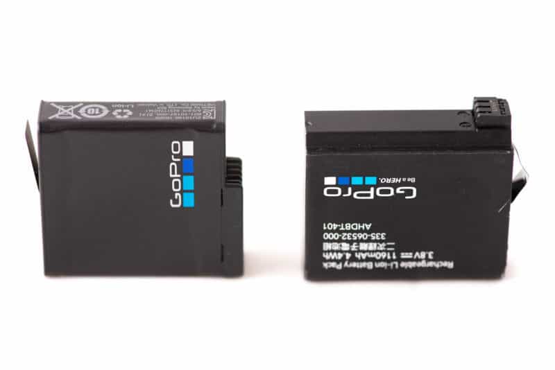 GoPro HERO5 Black vs HERO4 Battery