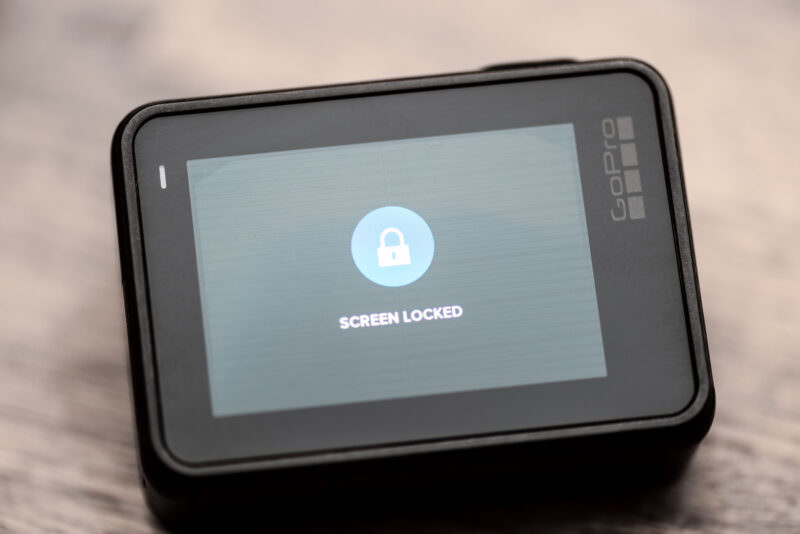 GoPro HERO7 Lock Screen