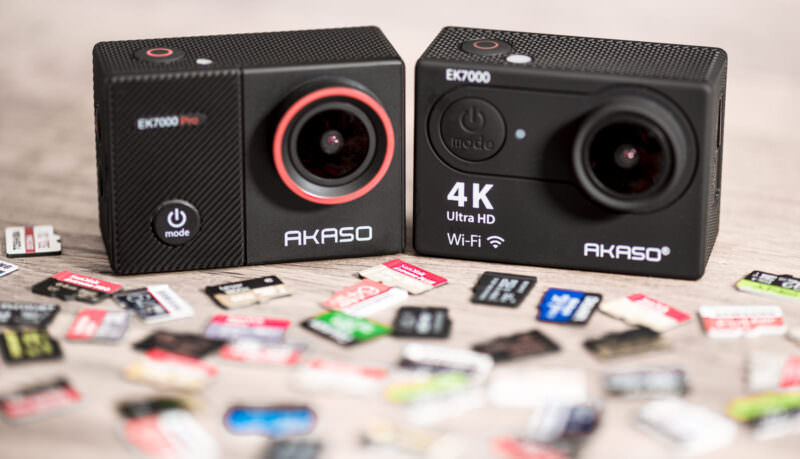 Akaso EK7000 Pro SD Cards