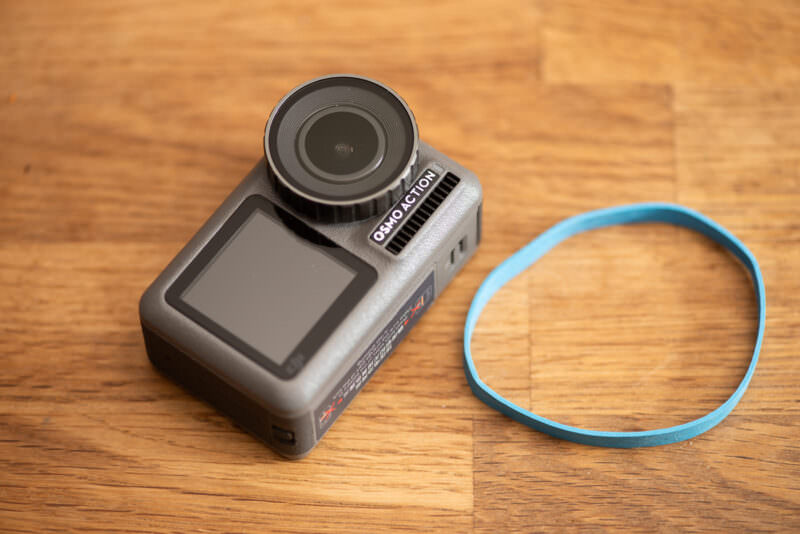 DJI Osmo Action Remove Lens Port Cover