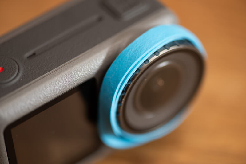 DJI Osmo Action Remove Lens Port Cover