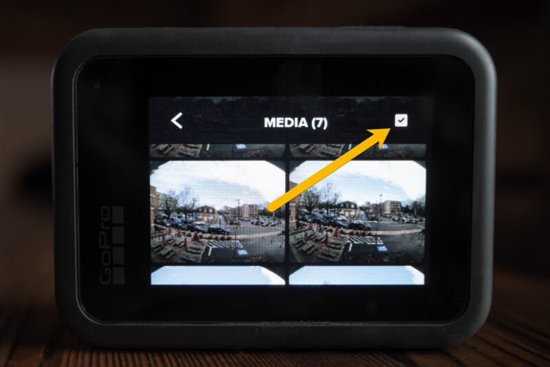 GoPro HERO8 Black Select Multiple Images