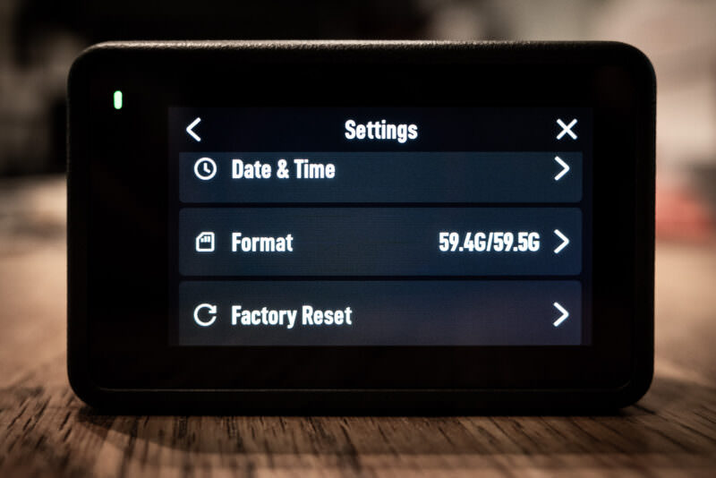 DJI Osmo Action 4 How to Format SD Card