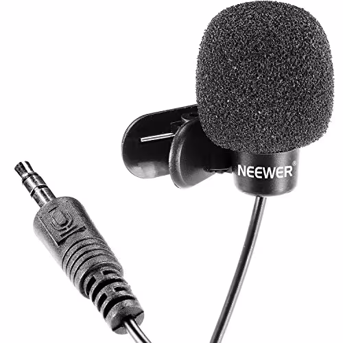 Neewer Clip-On Lapel Microphone (3-Pack)