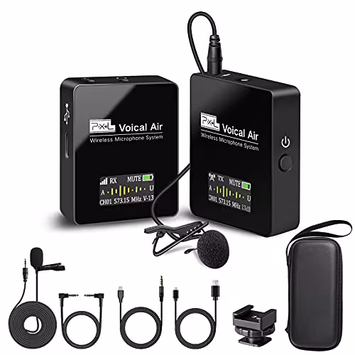 Pixel Wireless Lavalier Microphone System