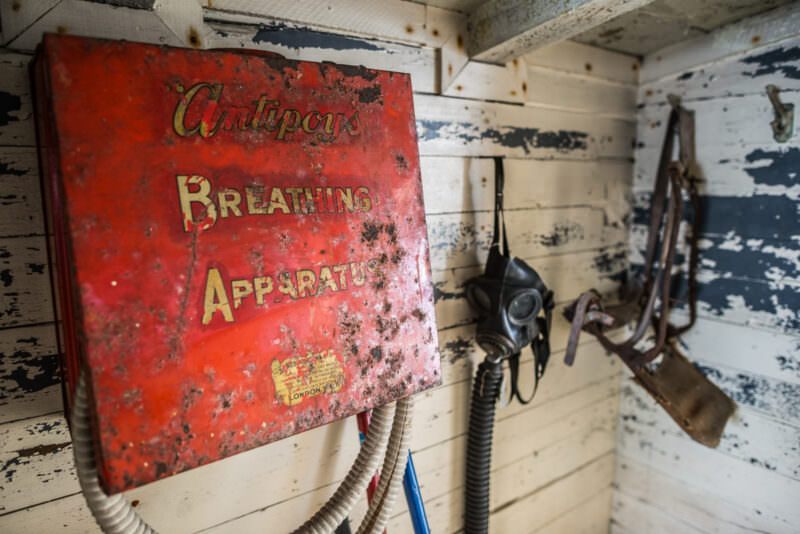 Wordie House Breathing Apparatus Antarctica