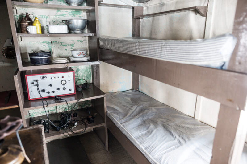 Wordie House Bunk Beds Winter Island Antarctica
