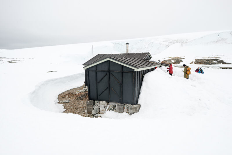 Wordie House Historic Site Winter Island Antarctica