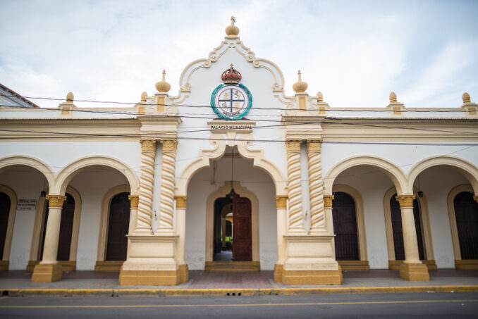 Palacio Municipal Spanish Colonial Architecture Granada Nicaragua