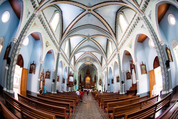 La Capilla Maria Auxiliadora Neo-Gothic Nave Granada Nicaragua