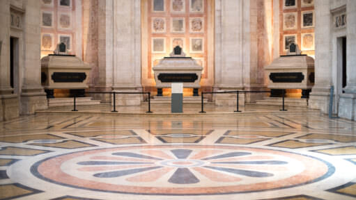 National Pantheon Vasco da Gama Cenotaph Main Hall Interior Lisbon Portugal