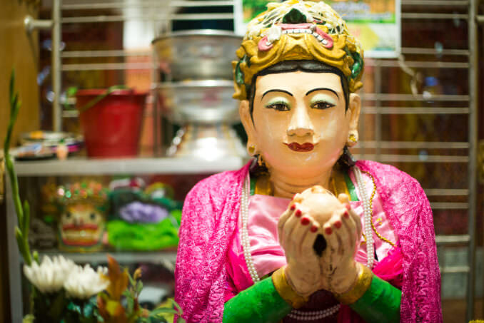 Sandamukhi Ogress Offering Statue Sutaungpyei Pagoda Mandalay Myanmar