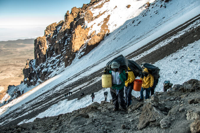 Kilimanjaro Porters Western Breach Climb