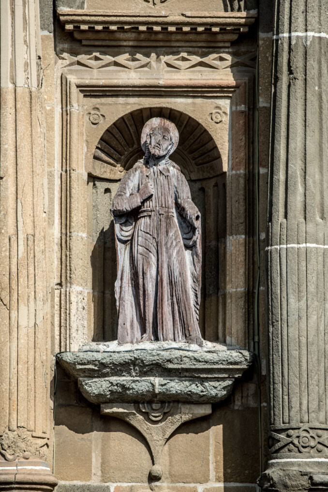 Catedral Metropolitana Carved Statues Panama City Panama