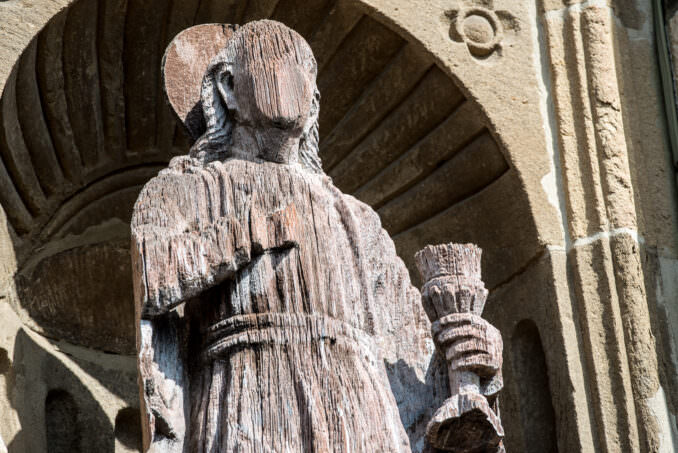 Catedral Metropolitana Carved Wooden Statues Panama City Panama