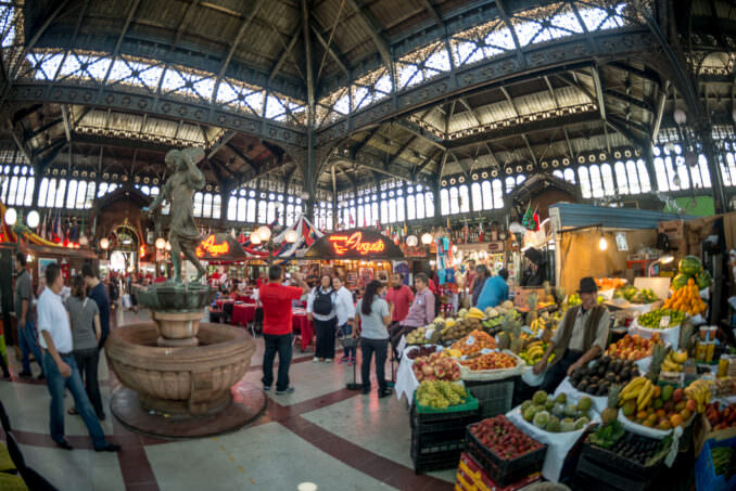 Mercado Central Interior Architecture Santiago Chile
