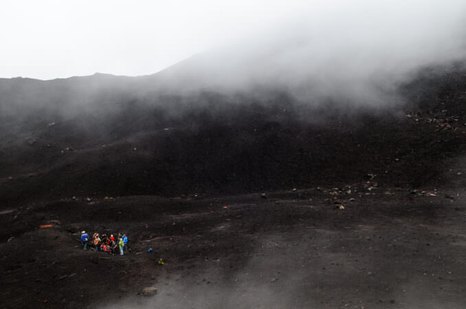 Pacaya Volcano Hikers Guatemala
