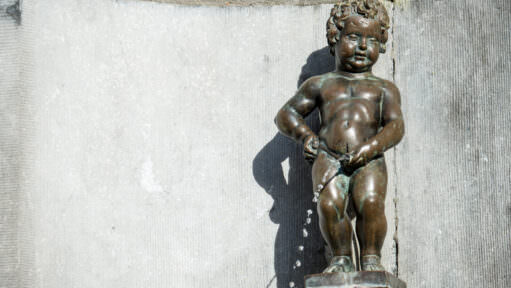 Manneken Pis Statue Brussels Belgium