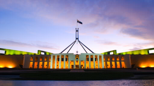 Parliament House at dusk
