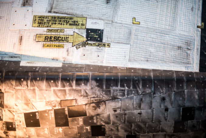 Space Shuttle Discovery Heat Tiles Udvar-Hazy Center Virginia