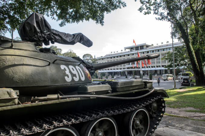 Type 59 Tank 390 Modernist Reunification Palace Ho Chi Minh City Vietnam