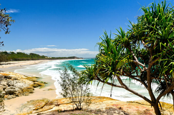 Cylinder Beach North Stradbroke Island Australia
