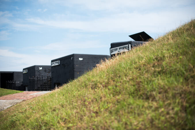 Battery McCorkle Bunkers at Fort Moultrie