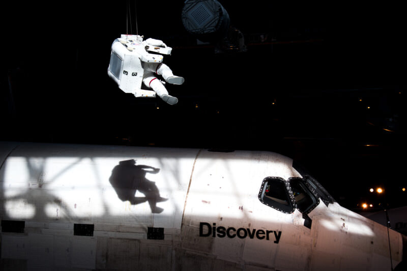Space Shuttle Disovery at the Steven F. Udvar-Hazy Center Smithsonian Air and Space Museum