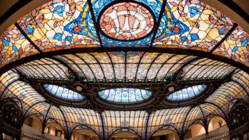 Gran Hotel Ciudad de Mexico Stained Glass Ceiling Mexico City