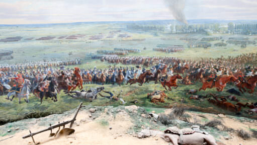 Panorama Of The Battle Of Waterloo Painting Waterloo Belgium