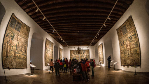 Tapestries at Kronborg Castle Helsingør Denmark
