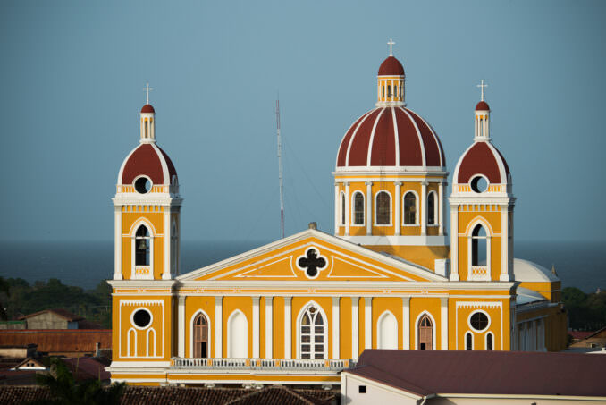 Cathedral Of Granada Parque Central Granada Nicaragua