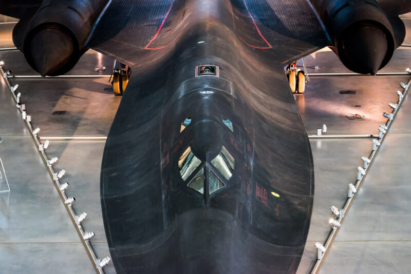 SR-71 Blackbird at the Steven F. Udvar-Hazy Center Smithsonian Air and Space Museum