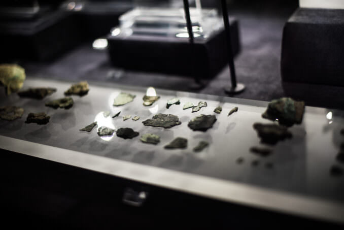 Antikythera Mechanism Fragments National Archaeological Museum Athens Greece