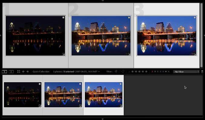 Screenshot of how to use Lightroom Classic's HDR Photo Merge feature