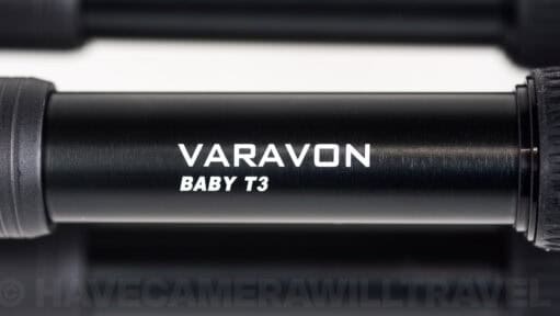 Varavon Baby T3 Tripod Label. Photo by David Coleman - havecamerawilltravel.com