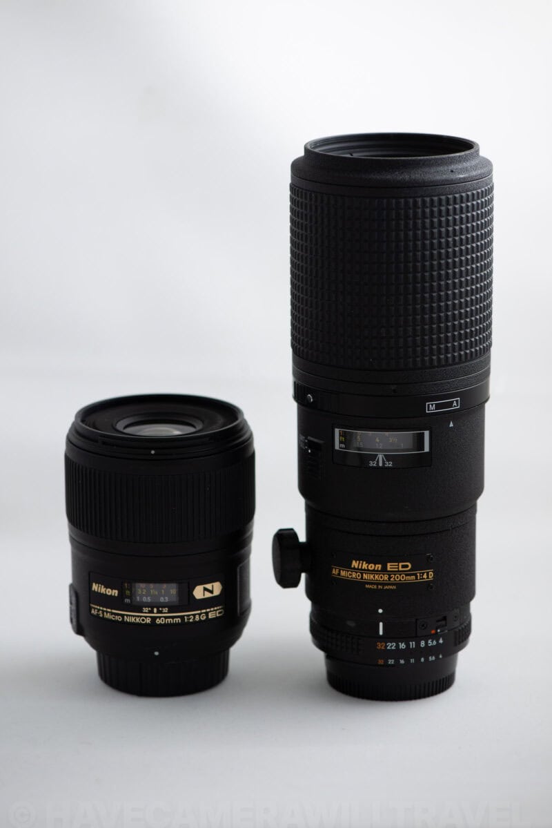 Nikon 60mm f2.8 vs Nikon 200mm f4