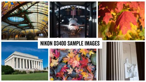 Nikon D3400 Sample Images Collage