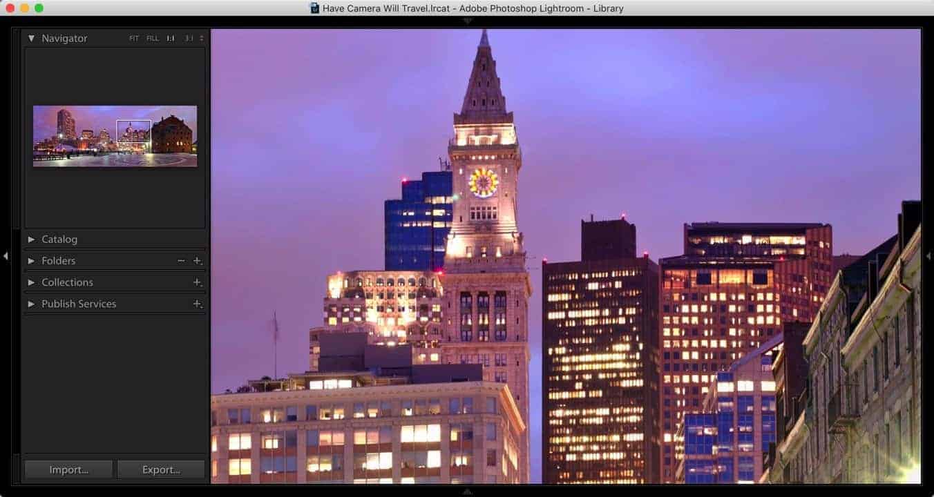 Screenshot of How to Use Lightroom Classic zoom feature