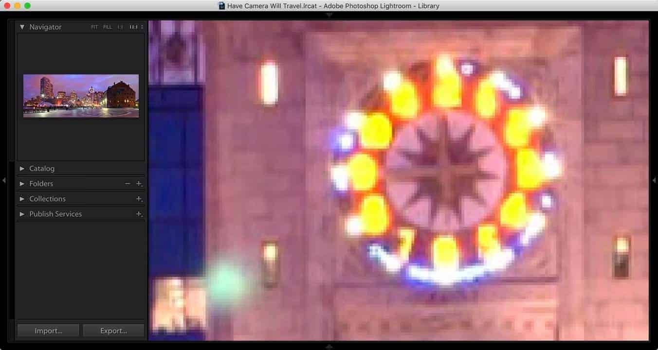 Screenshot of How to Use Lightroom Classic zoom feature