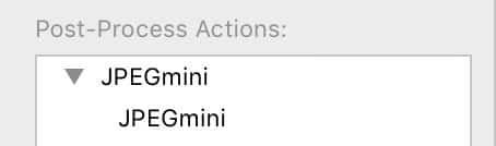 Lightroom JPEGmini Post-Process Actions Close-up