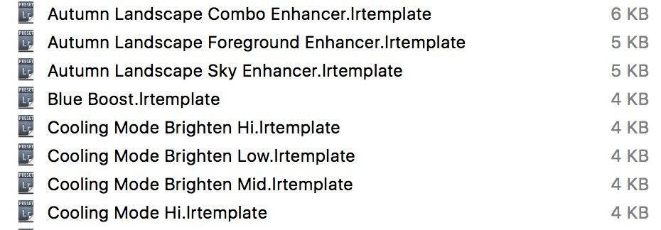 lightroom presets sample files.jpg Lightroom presets sample files