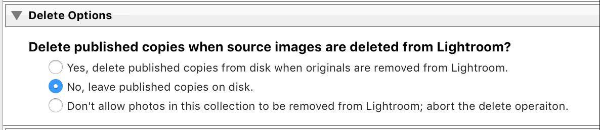 Lightroom Publish Folder 15.jpeg Lightroom Publish Folder Delete Options Panel