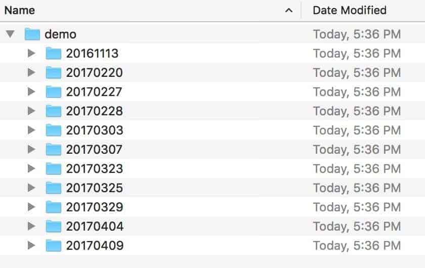 Lightroom Publish Folder Results.jpeg Screenshot of Lightroom Publish Folder Results