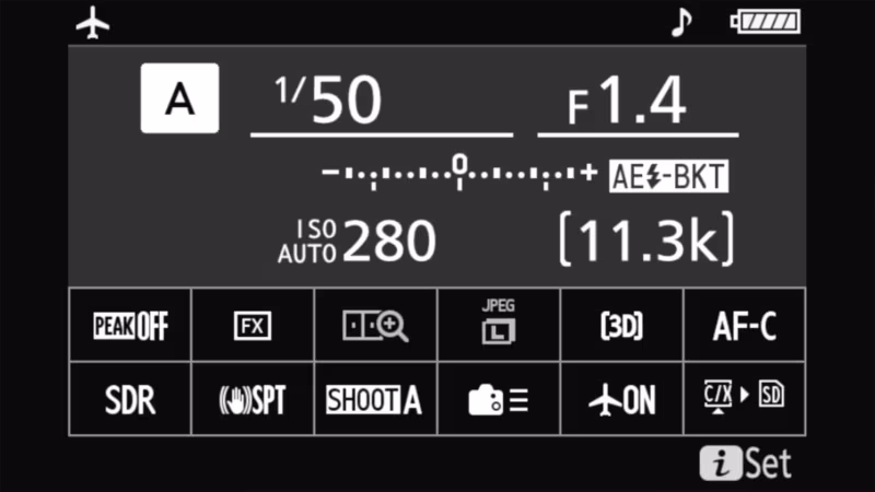 Nikon Z8 Menu Screen Capture Example