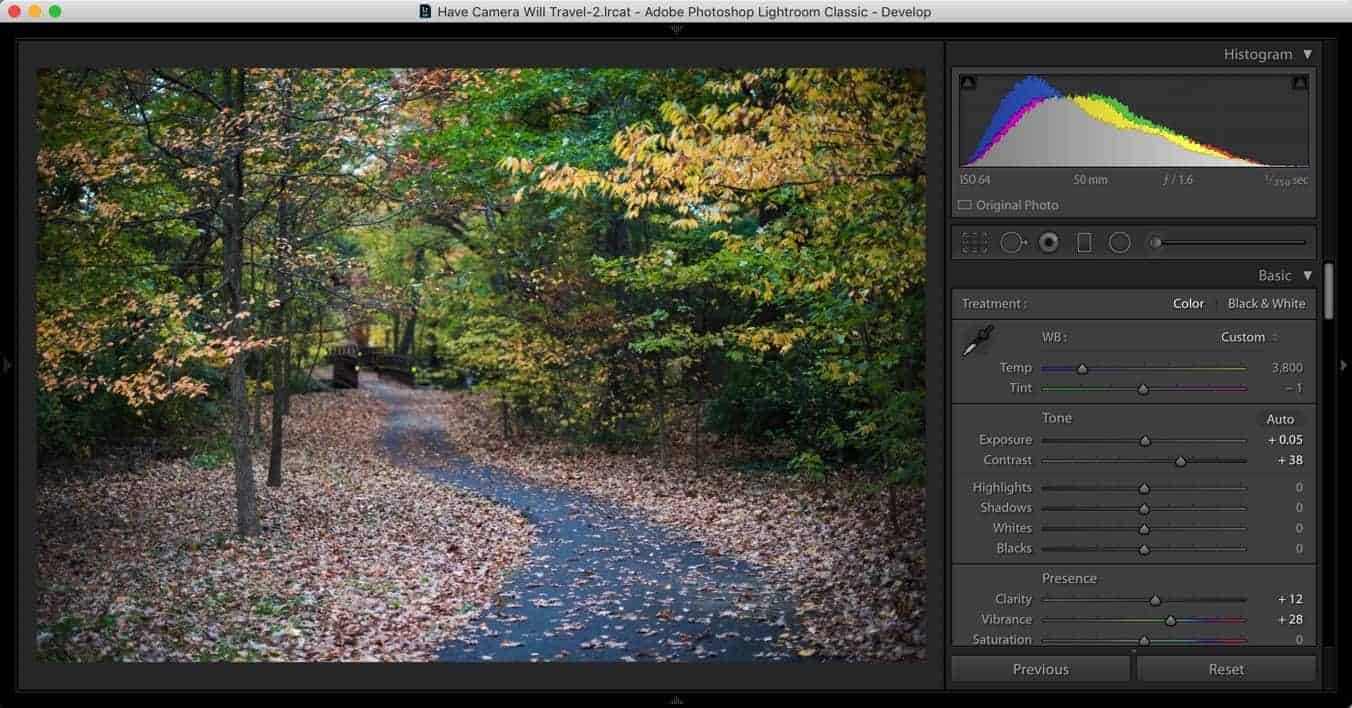 Lightroom white balance 2