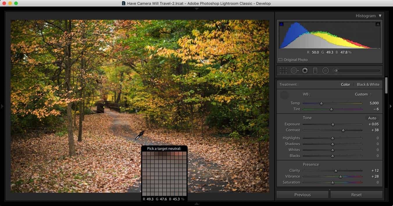 Lightroom white balance 8