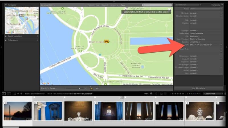 How to Convert the GPS Coordinates in Lightroom's Map Module to Decimal Format